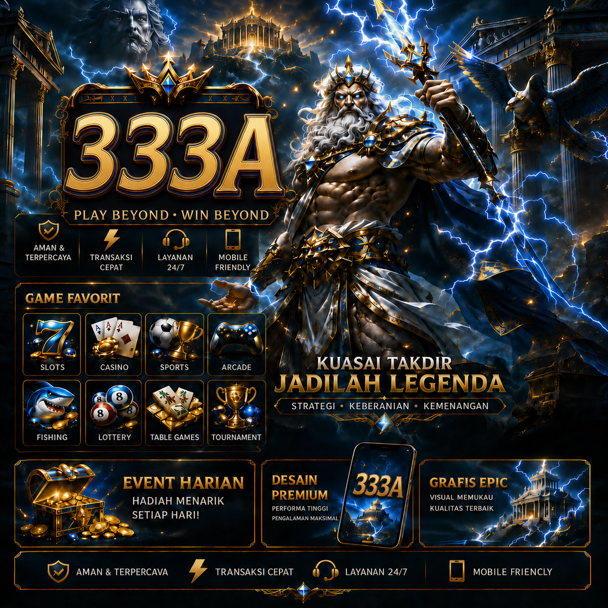 333A - Destinasi Slot Online Indonesia dengan Ragam Tema Menarik
